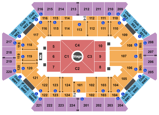 Donald L. Tucker Civic Center Nate Bargatze Seating Chart